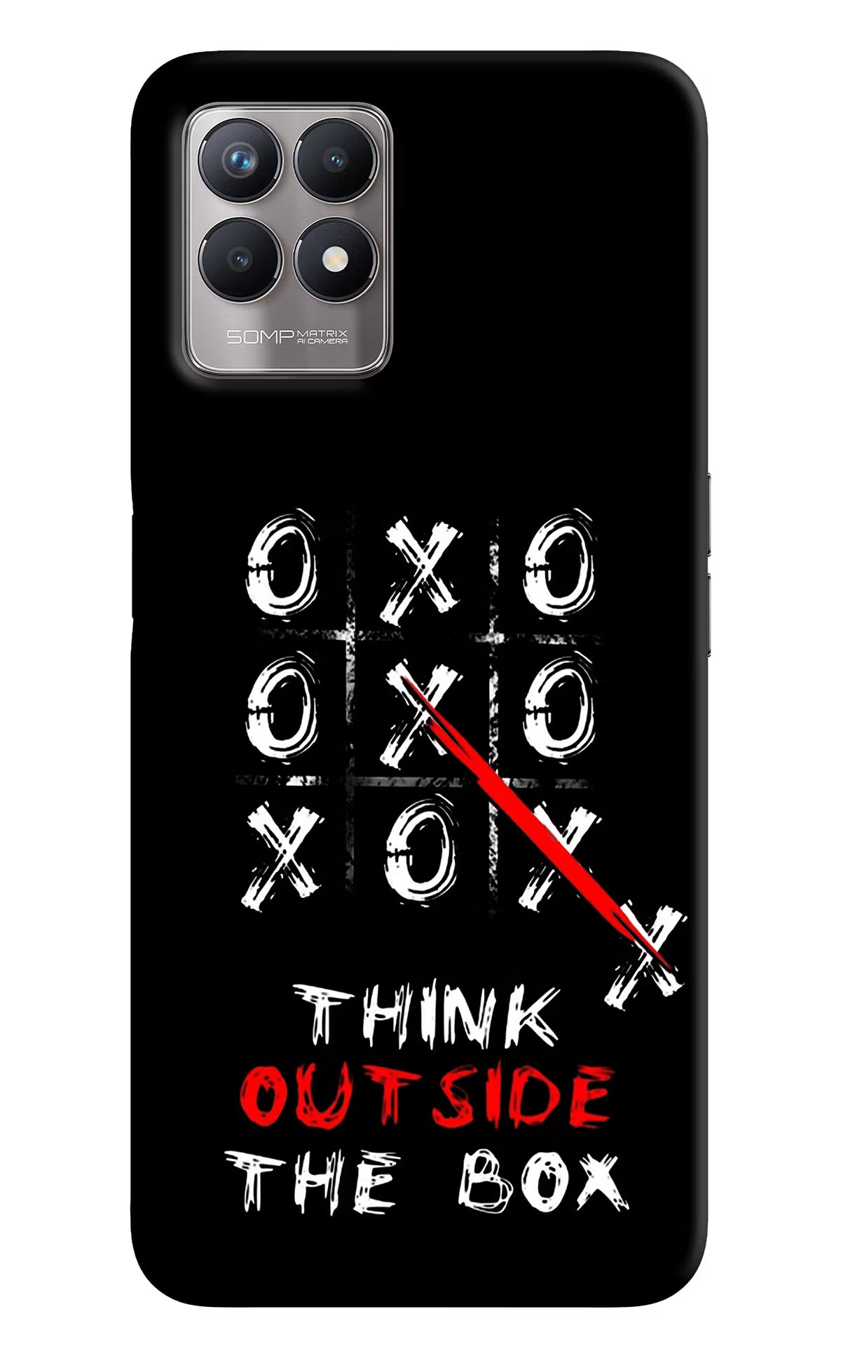 Think out of the BOX Realme 8i Back Cover