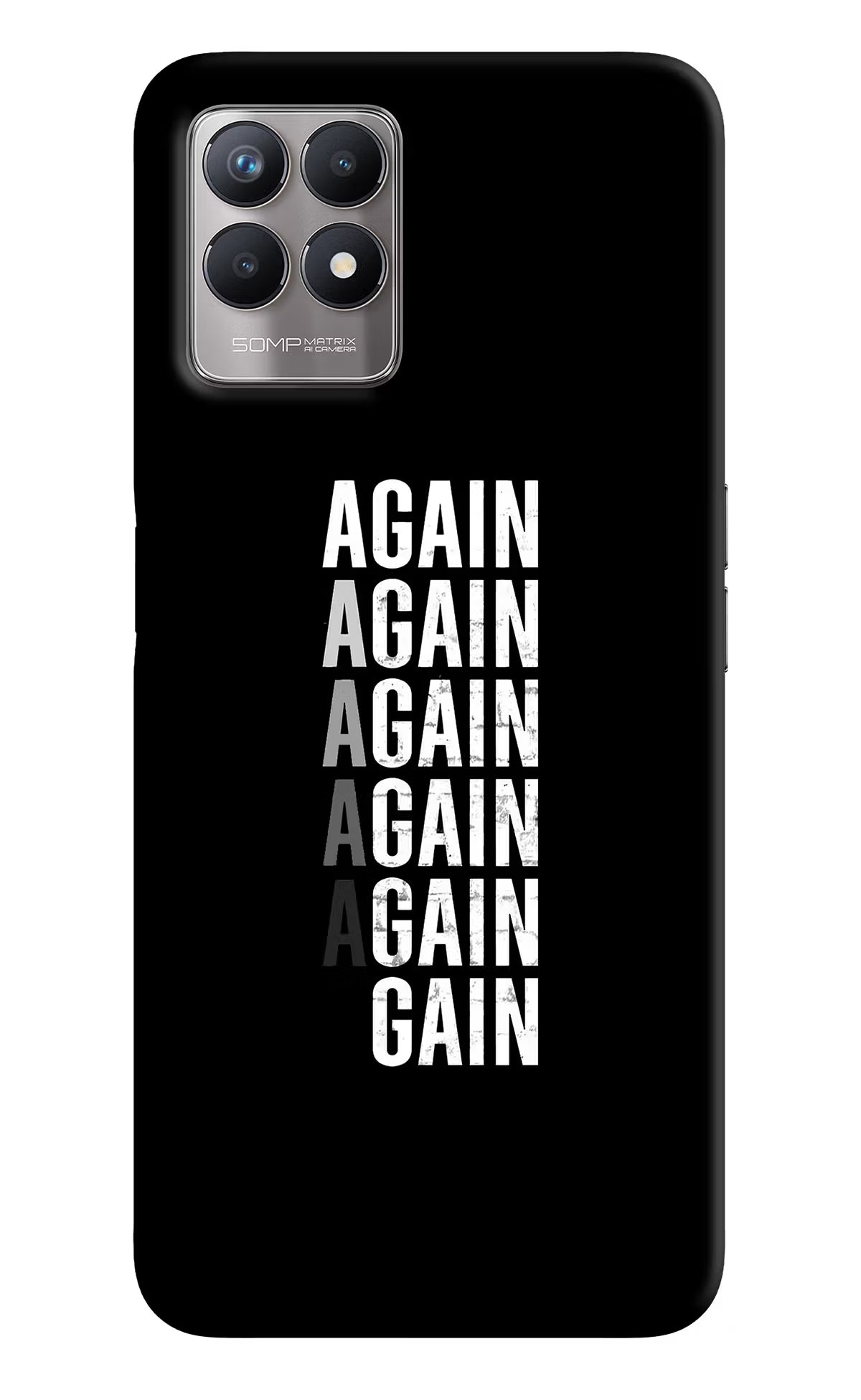 Again Again Gain Realme 8i Back Cover