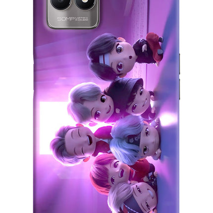 BTS Chibi Realme 8i Back Cover