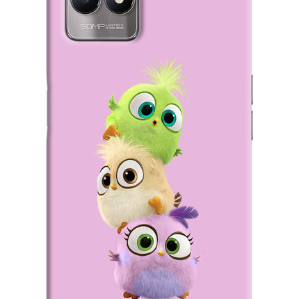 Cute Little Birds Realme 8i Back Cover