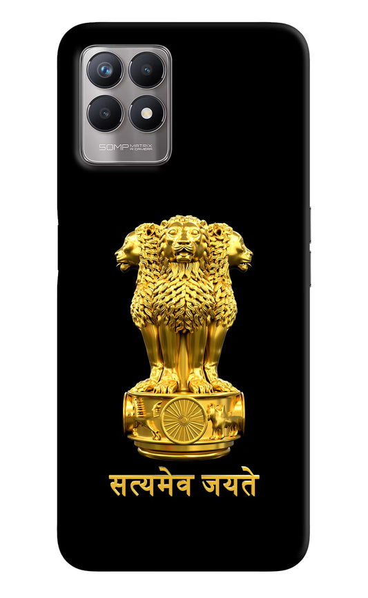 Satyamev Jayate Golden Realme 8i Back Cover