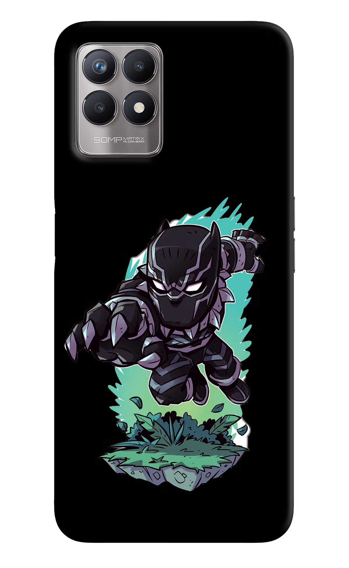 Black Panther Realme 8i Back Cover