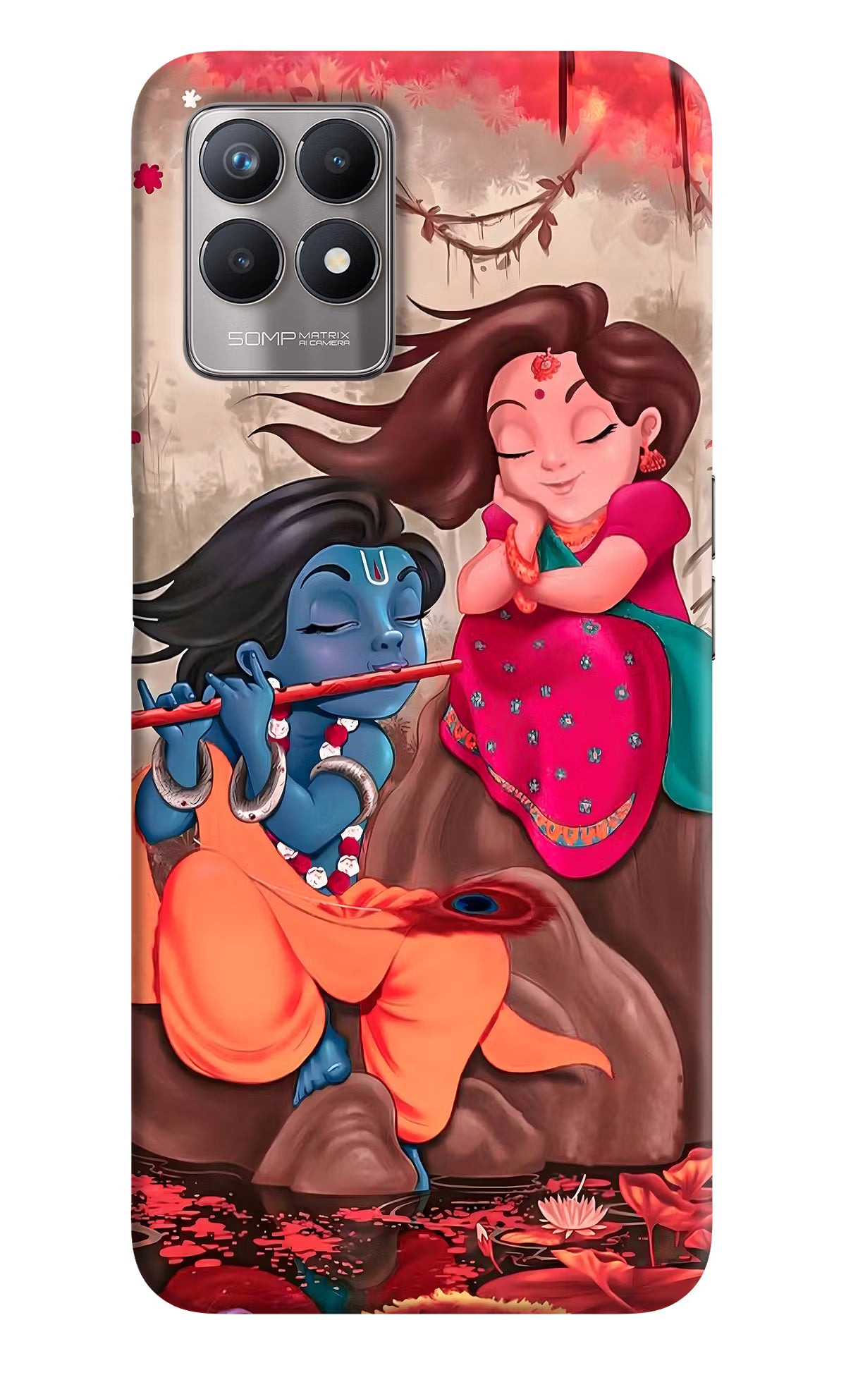 Radhe Krishna Realme 8i Back Cover