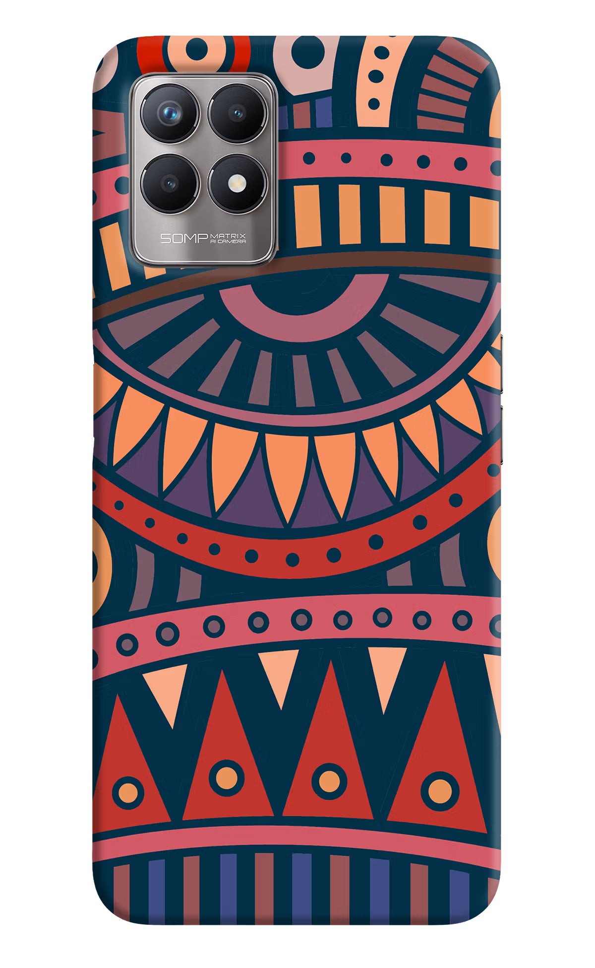 African Culture Design Realme 8i Back Cover