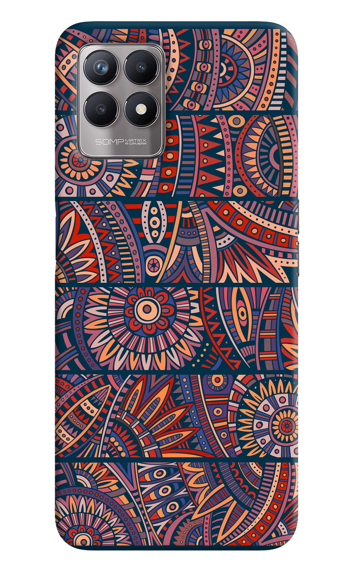 African Culture Design Realme 8i Back Cover