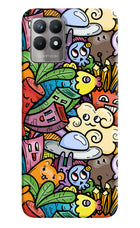 Veggie Doodle Realme 8i Hard Case Back Cover by Casekaro