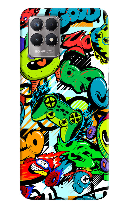 Game Doodle Realme 8i Back Cover