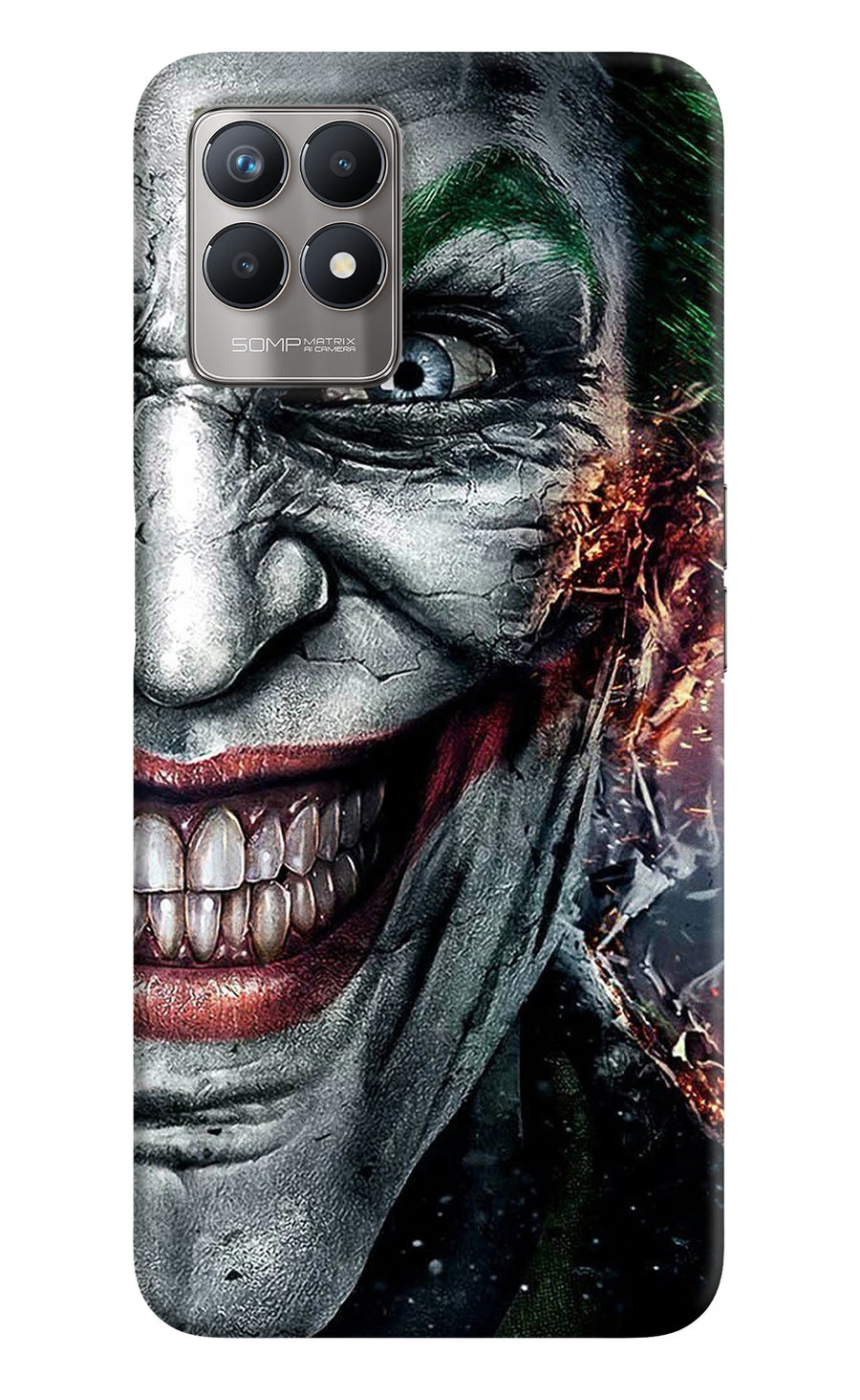 Joker Cam Realme 8i Back Cover, Hard case