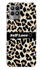 Leopard Print Self Love Realme 8i Hard Case Back Cover by Casekaro