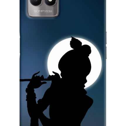 Shri Krishna Silhouette Realme 8i Back Cover