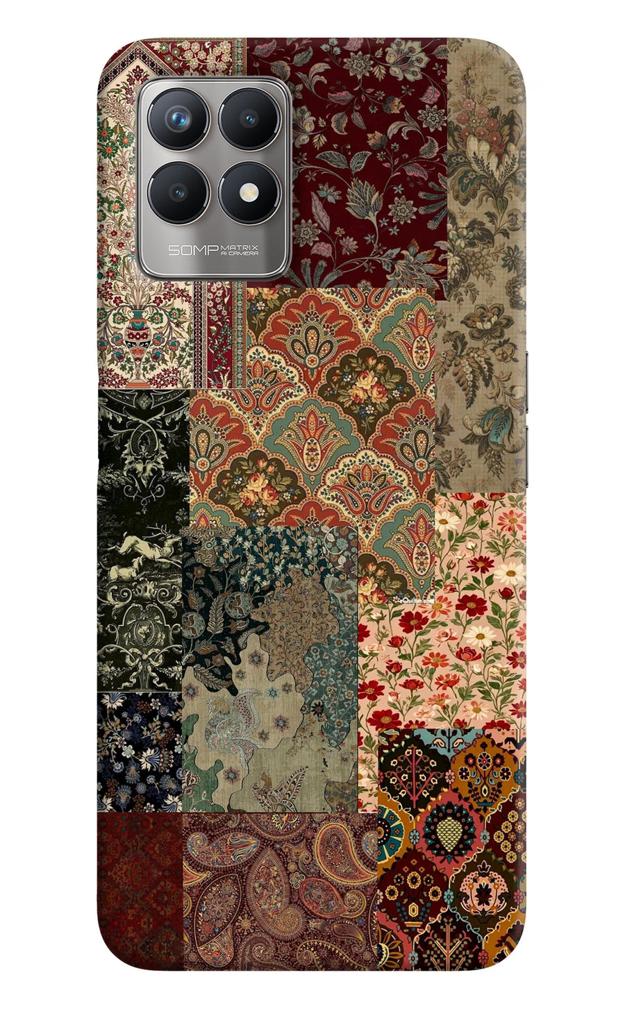 Desi Print Realme 8i Back Cover, Hard case
