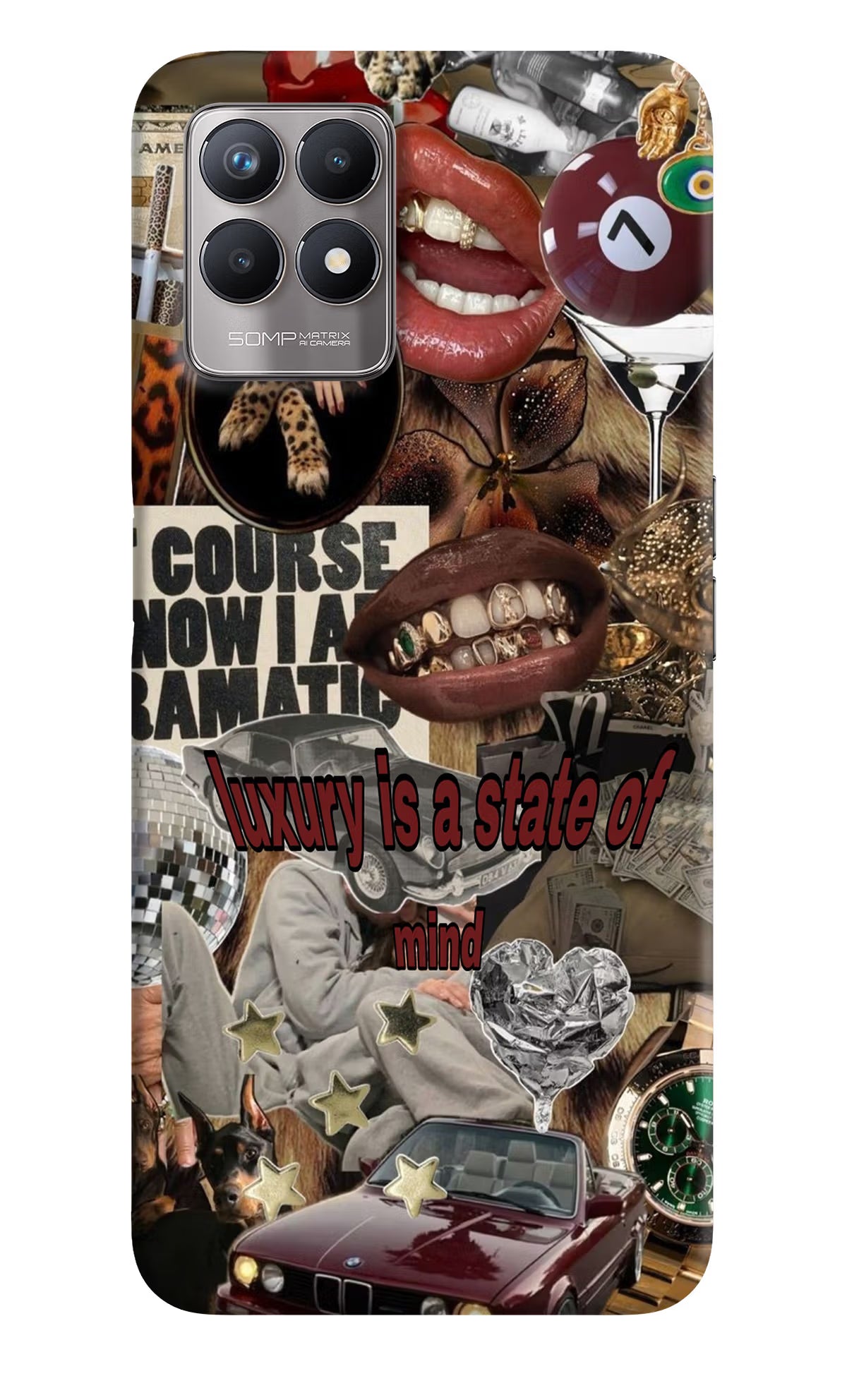 Luxury Realme 8i Back Cover