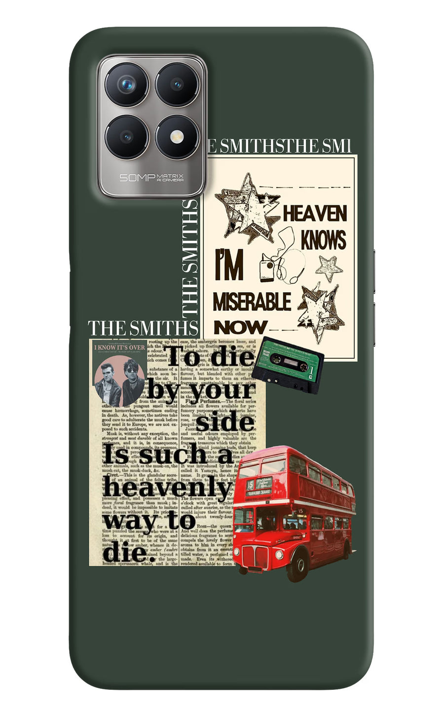 The Smiths Realme 8i Back Cover, Hard case