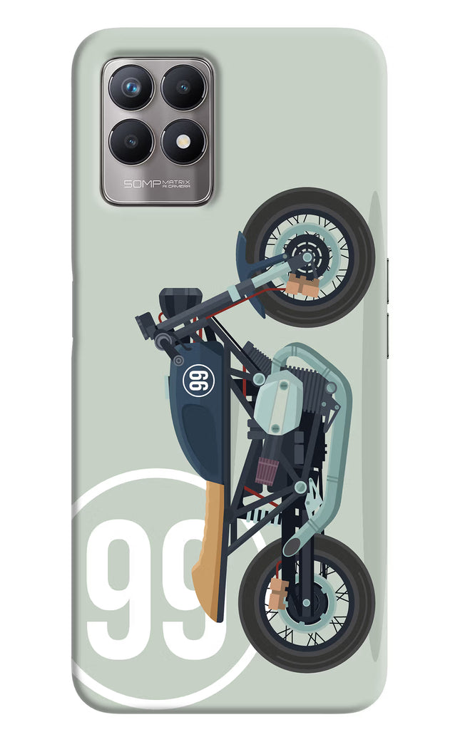 Classic Cafe Racer 99 Realme 8i Back Cover