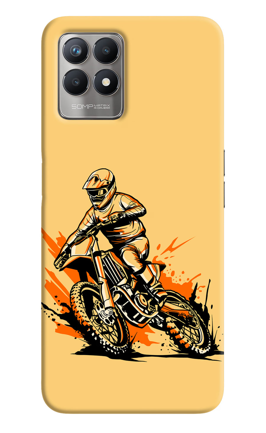 Off-Road Fury Realme 8i Back Cover, Hard case