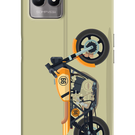 Vertical Speedster Realme 8i Back Cover