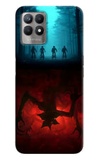 Ordinary Things Downside Up Realme 8i Hard Case Back Cover by Casekaro