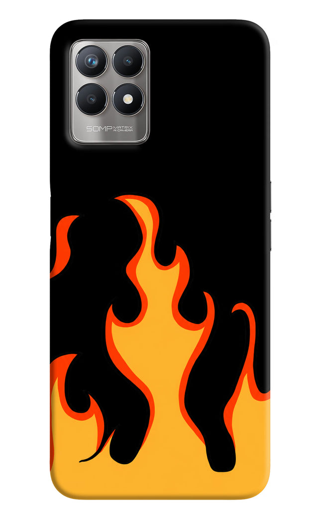 Fired Up – Black Realme 8i Hard Case Back Cover by Casekaro