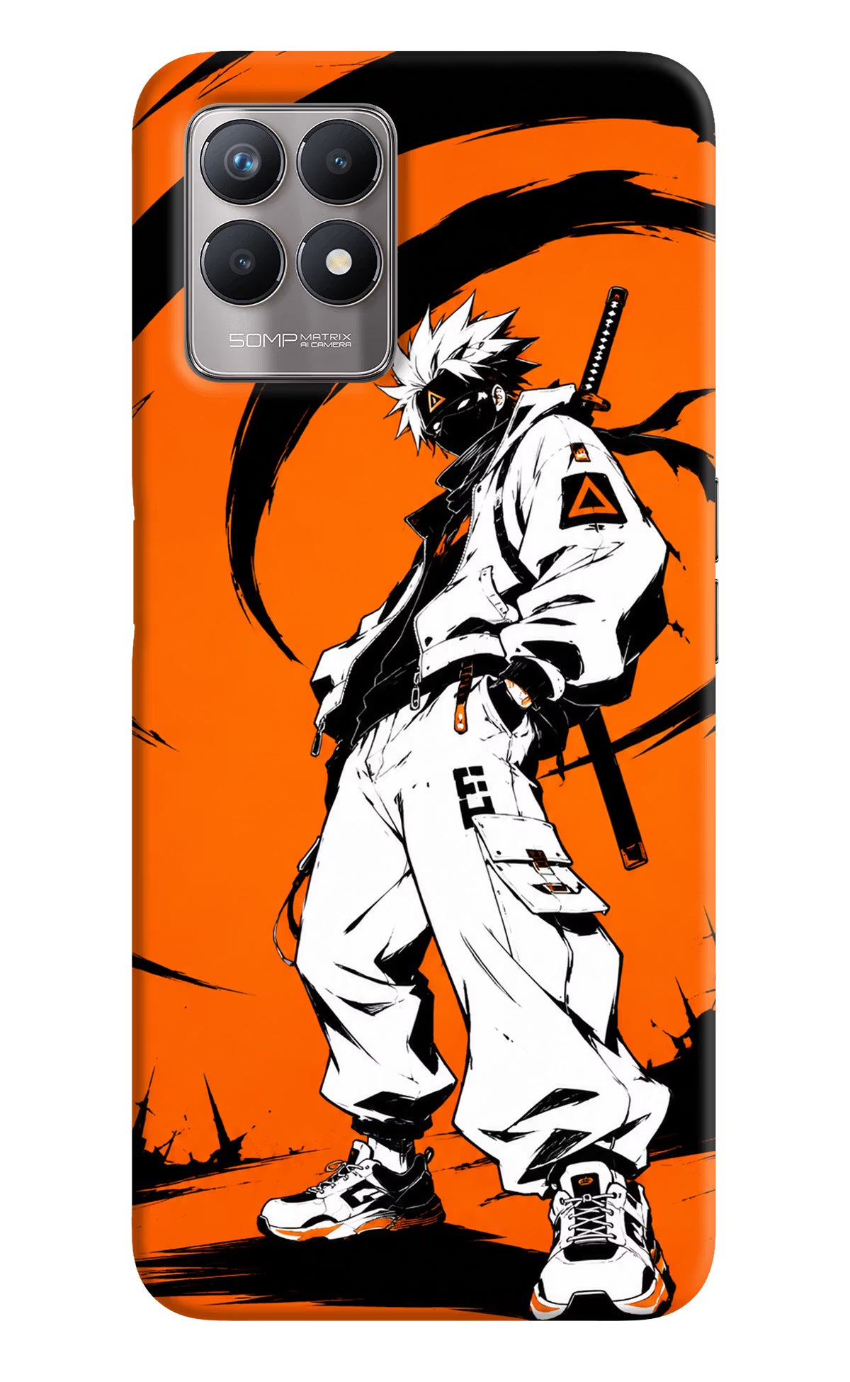 Street Samurai  Realme 8i Hard Case Back Cover by Casekaro