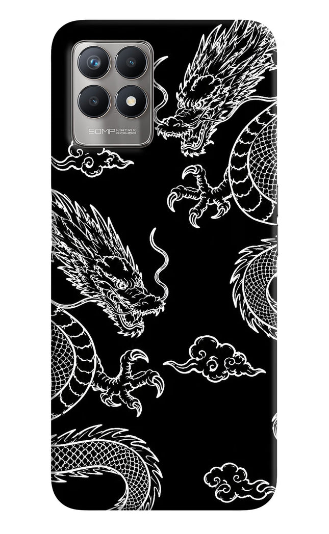 Twin Dragons Realme 8i Hard Case Back Cover by Casekaro
