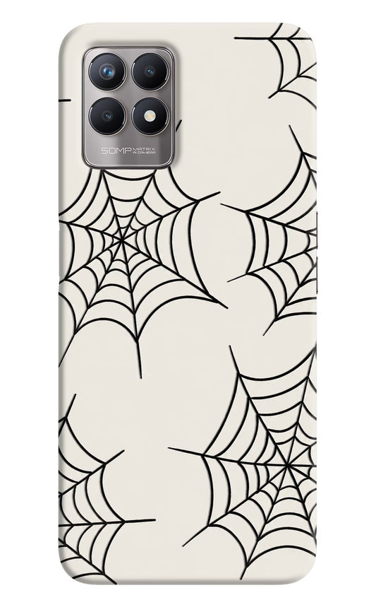 Spider Web Realme 8i Hard Case Back Cover by Casekaro