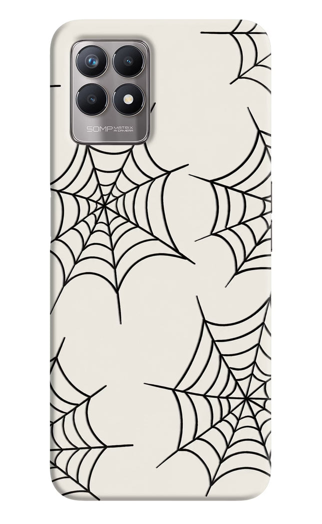 Spider Web Realme 8i Hard Case Back Cover by Casekaro