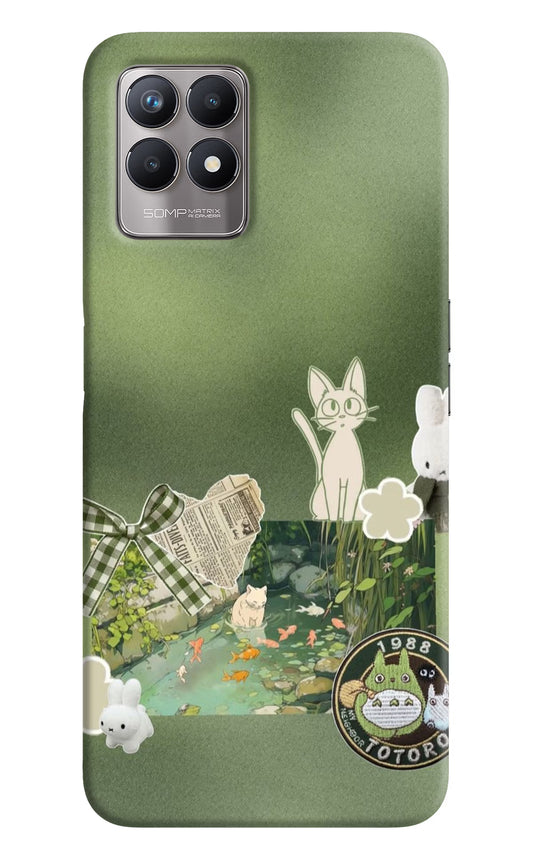 Aesthetic anime Realme 8i Back Cover