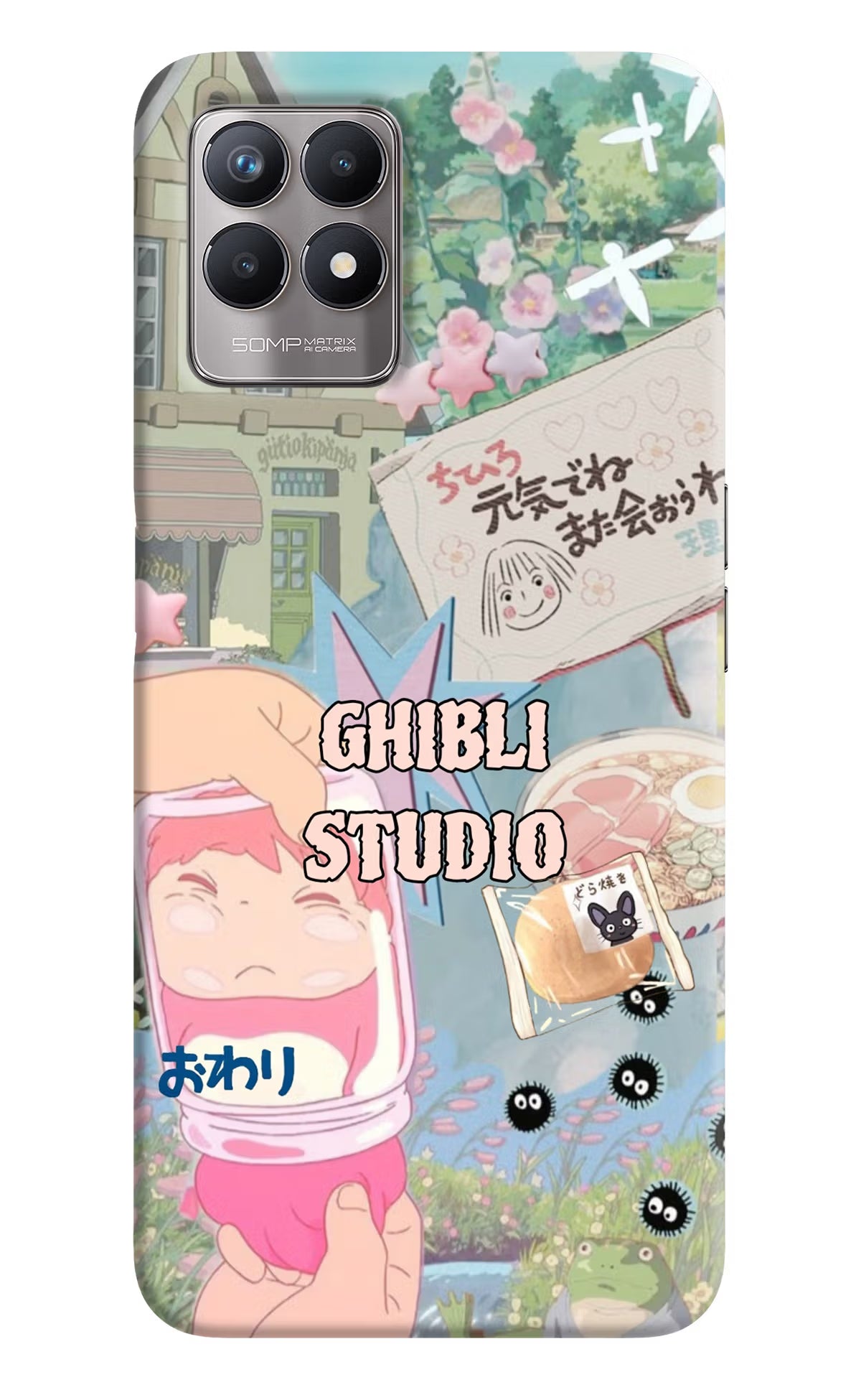 Studio Ghibli Realme 8i Back Cover