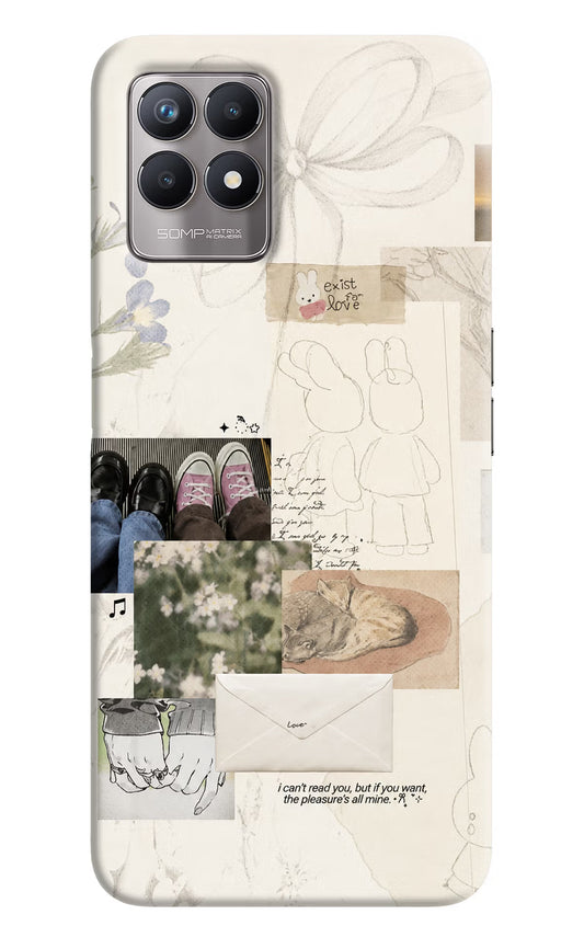 Soft Aesthetic Realme 8i Hard Case Back Cover by Casekaro