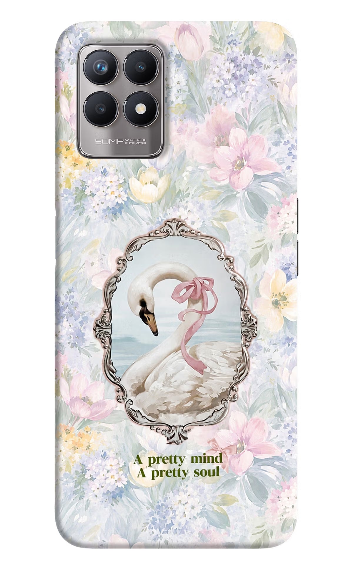 Pretty Mind Pretty Soul Realme 8i Back Cover