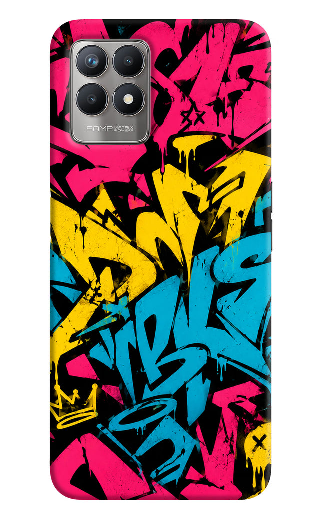 Graffiti Vibe Realme 8i Hard Case Back Cover by Casekaro