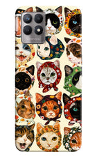 Cool Cat Realme 8i Hard Case Back Cover by Casekaro