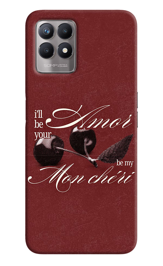 Velvet Cherry Realme 8i Back Cover