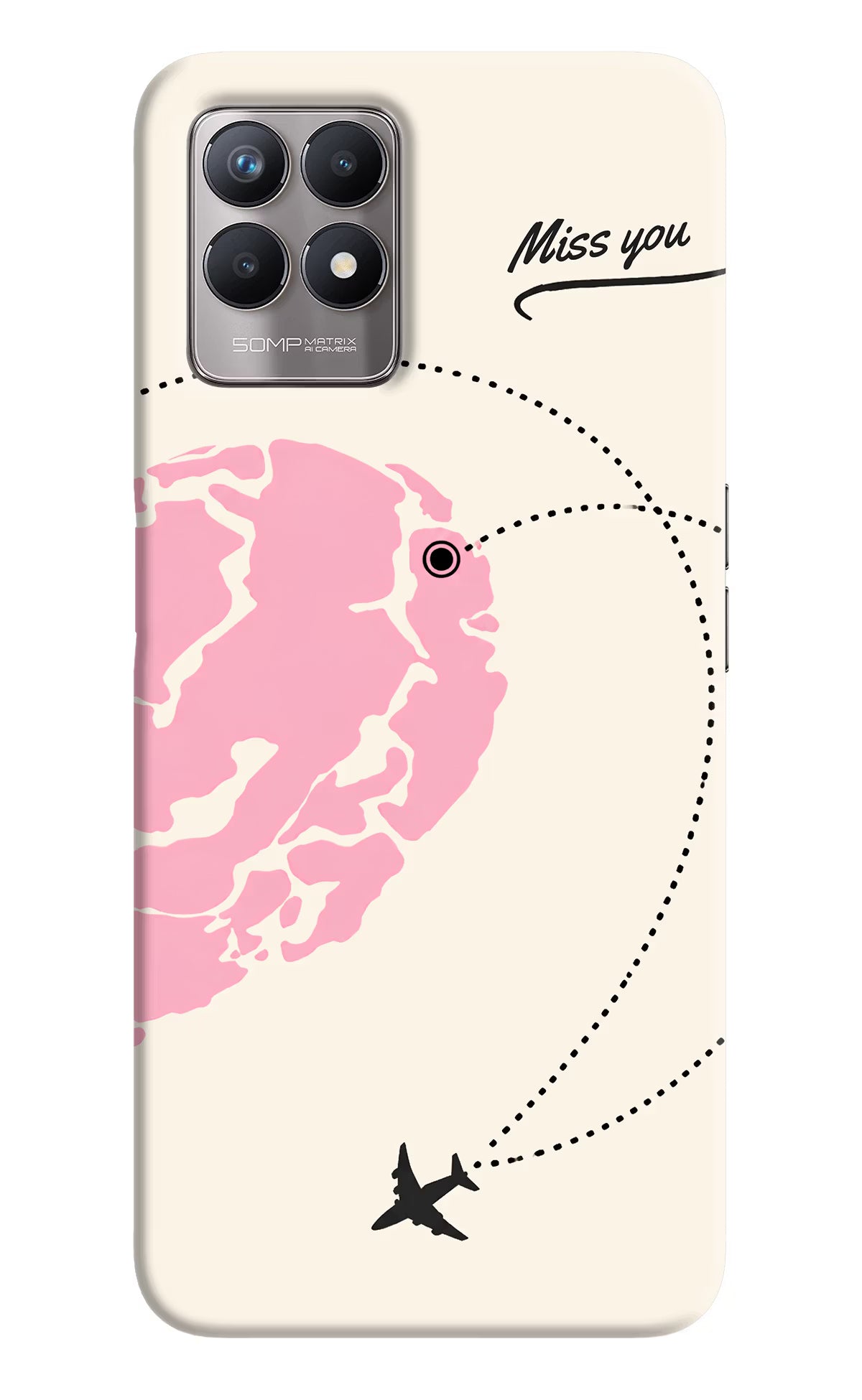 Miss Orbit Realme 8i Back Cover