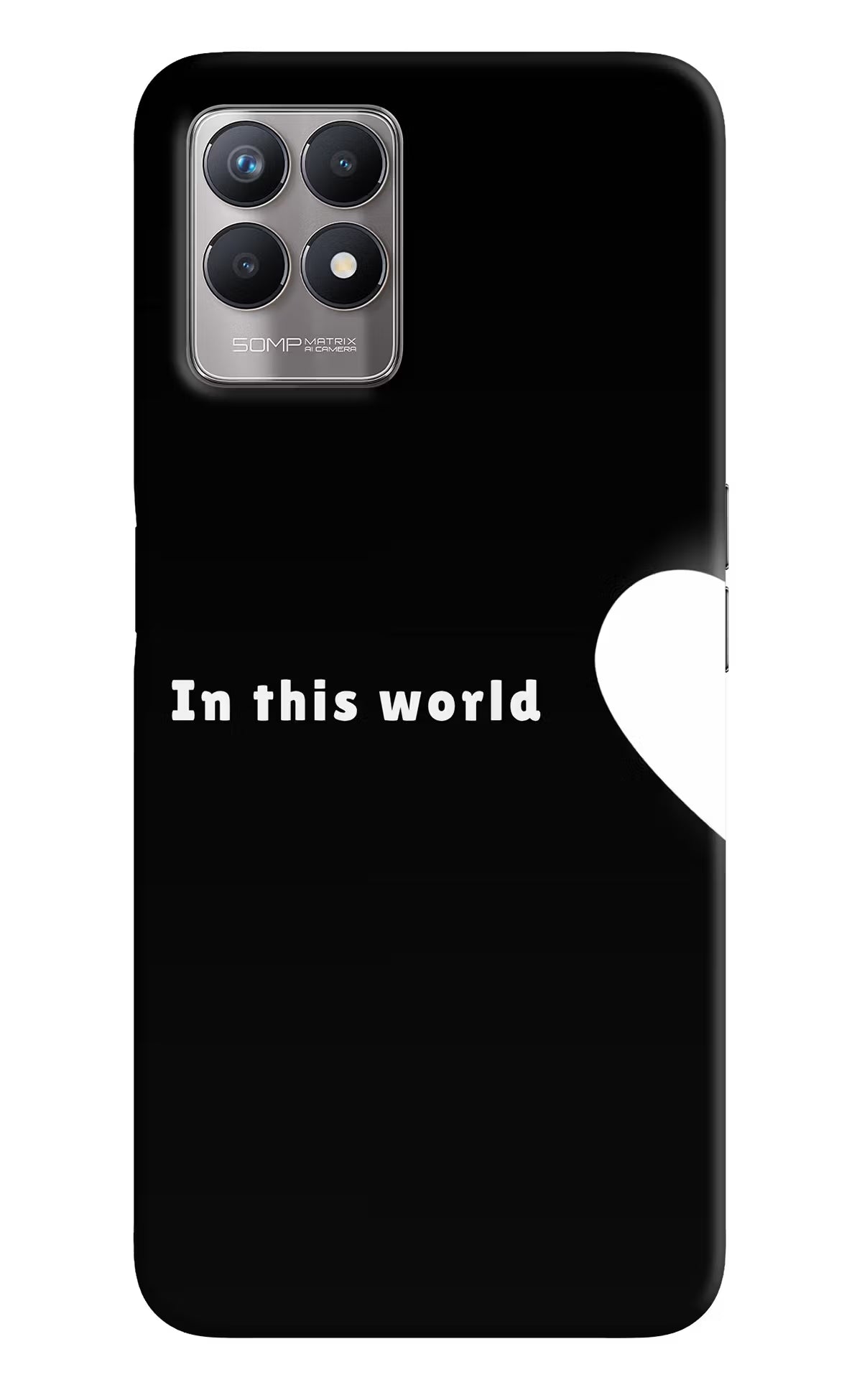 This World Realme 8i Hard Case Back Cover by Casekaro
