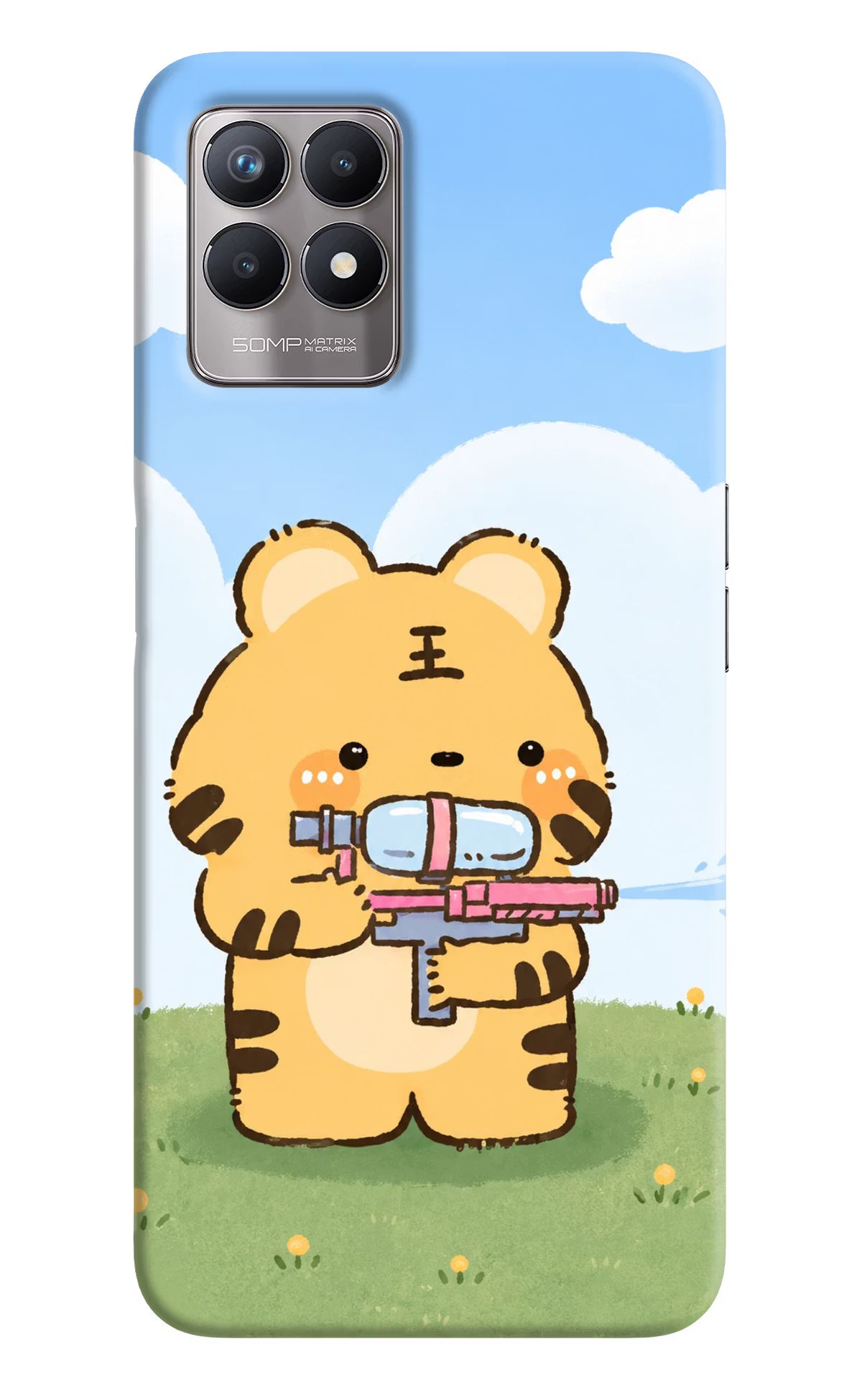 Tiger Treat Realme 8i Back Cover