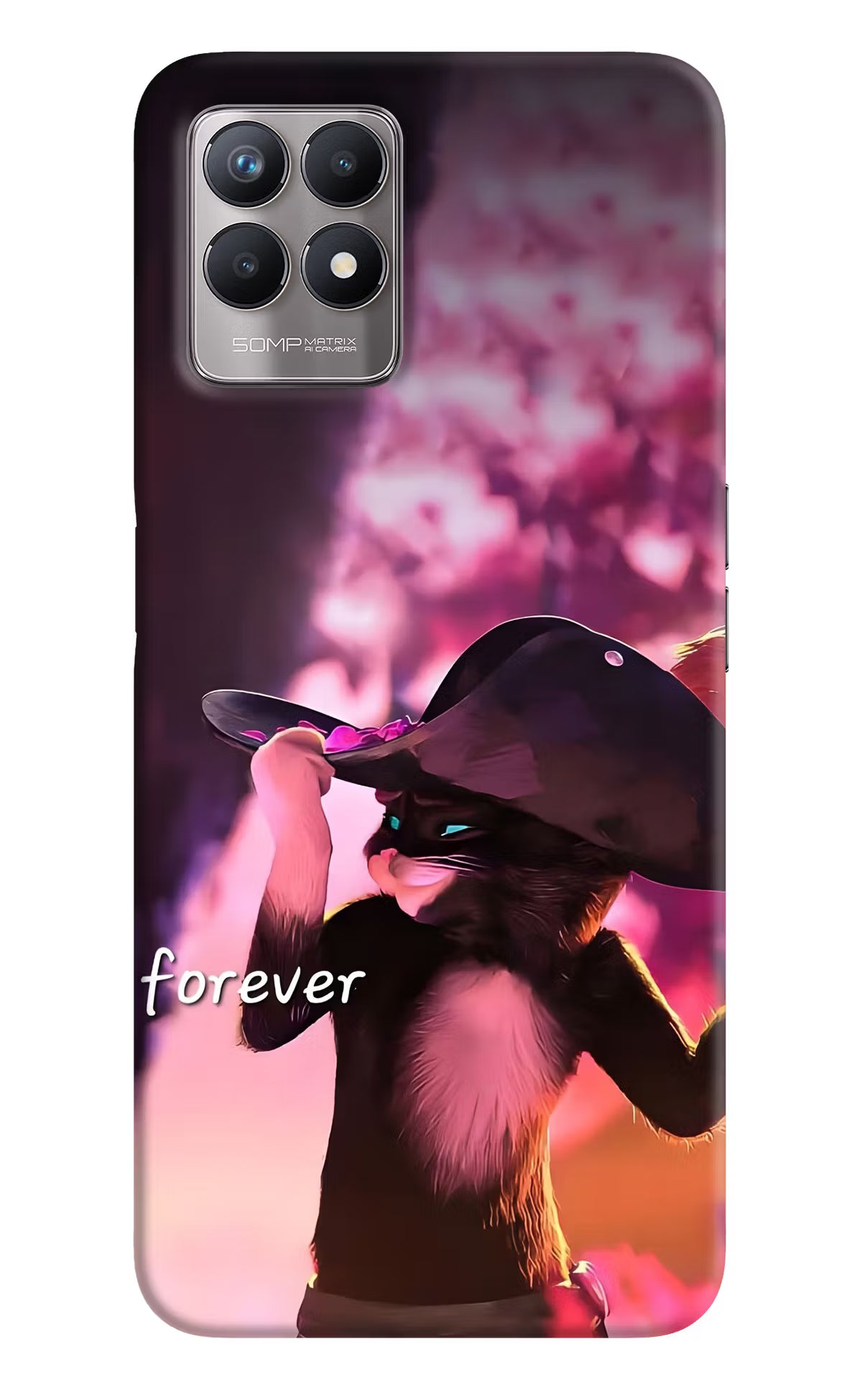 Forever Cat Realme 8i Back Cover