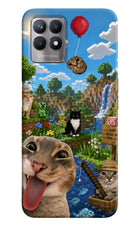 Minecraft Cat Chaos Realme 8i Hard Case Back Cover by Casekaro