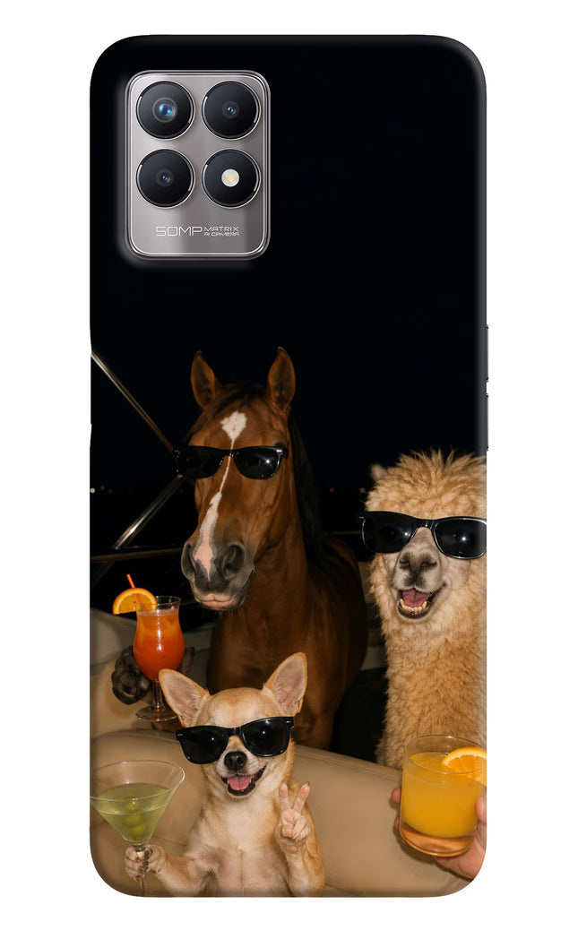 Party Squad Realme 8i Hard Case Back Cover by Casekaro