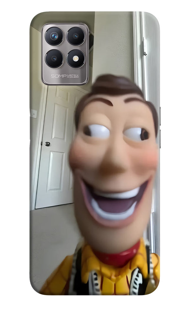 Side Eye Woody Realme 8i Hard Case Back Cover by Casekaro