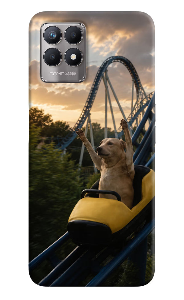 Rollercoaster Dog Realme 8i Hard Case Back Cover by Casekaro