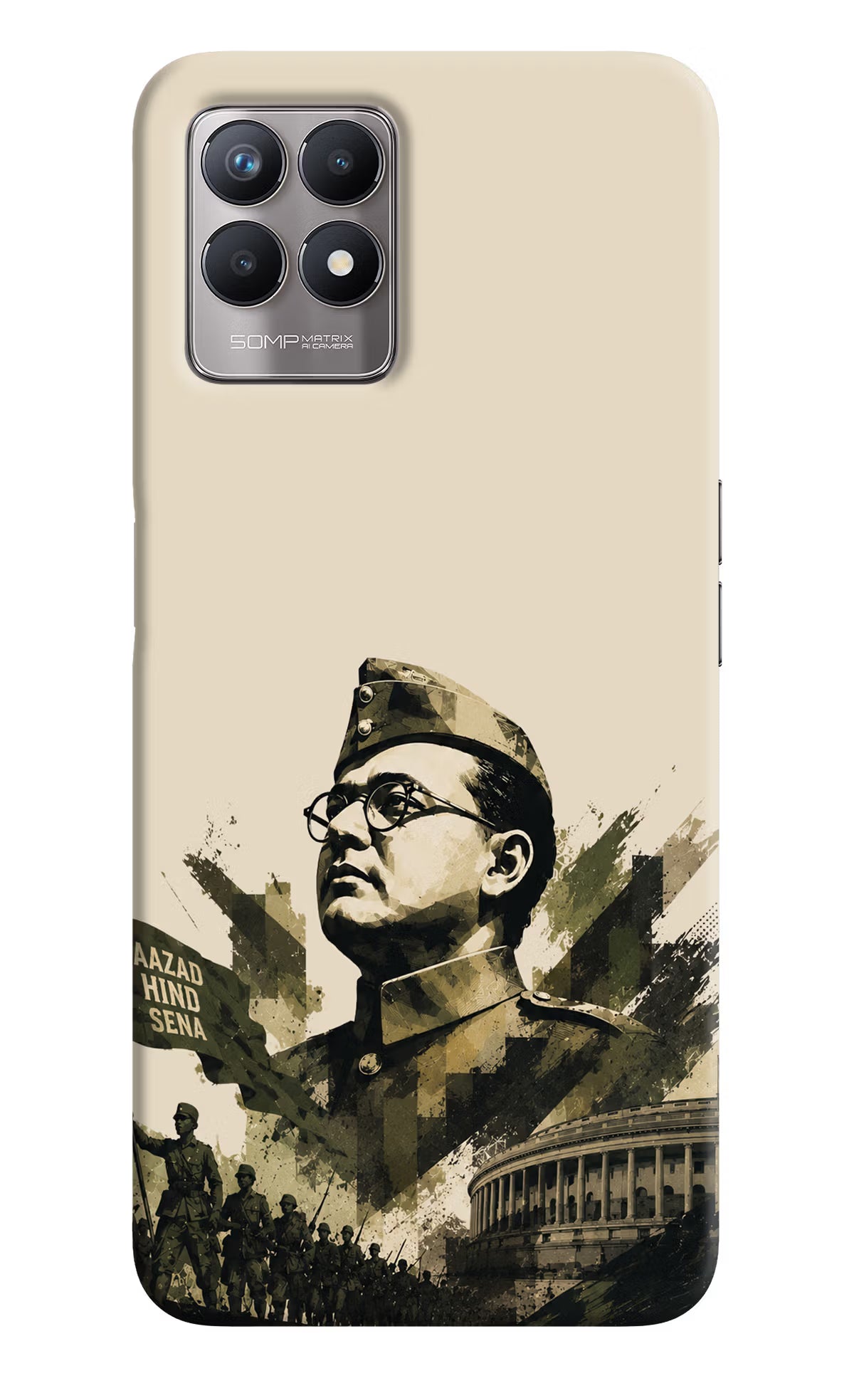 Netaji Rising Realme 8i Back Cover