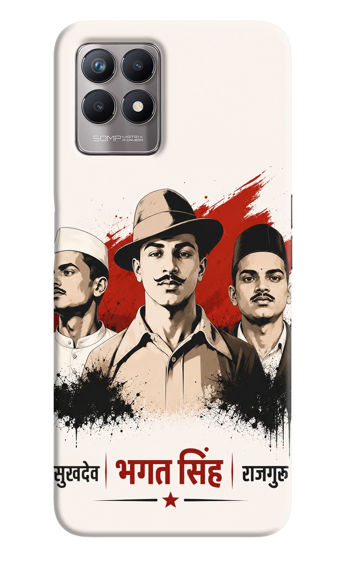 Sardar Patel Iron Will Realme 8i Back Cover