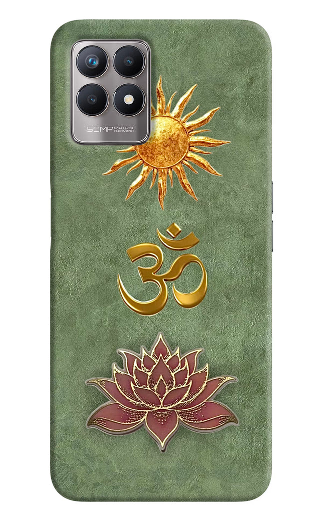 Om & Lotus Realme 8i Back Cover