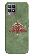 Lotus Grace Realme 8i Hard Case Back Cover by Casekaro
