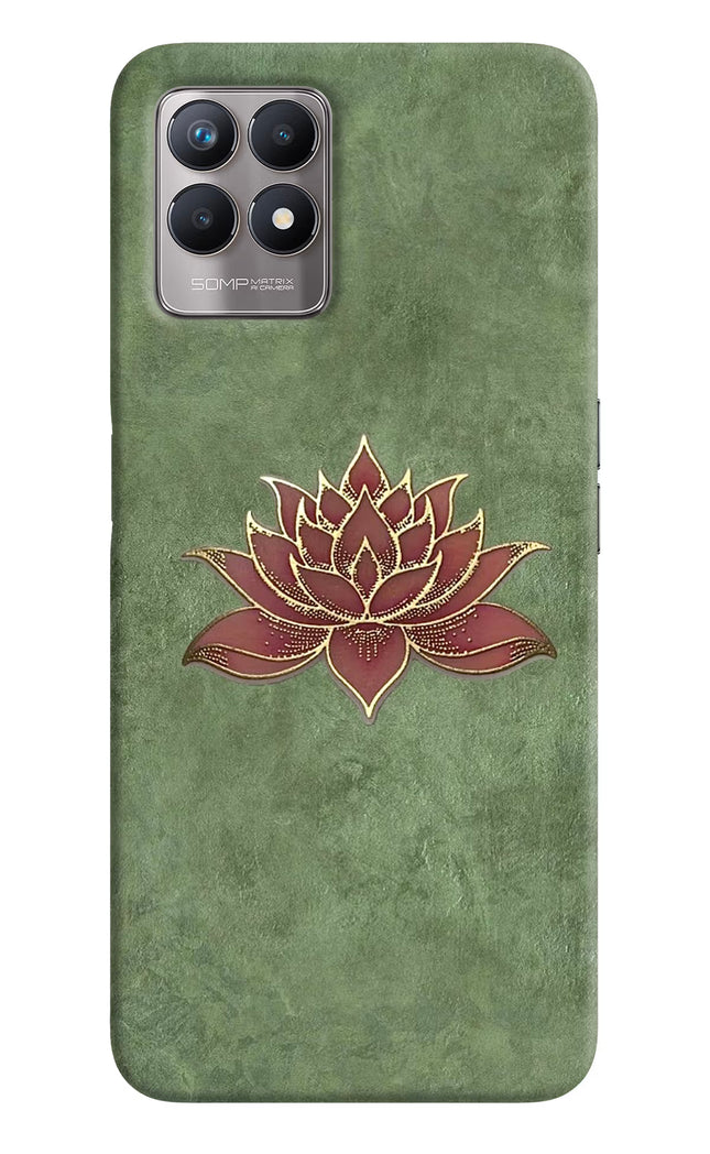 Lotus Grace Realme 8i Hard Case Back Cover by Casekaro