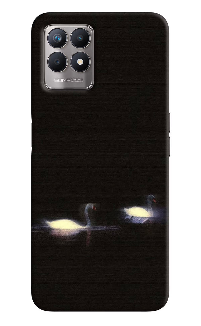 Silent Swans Realme 8i Hard Case Back Cover by Casekaro