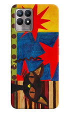Pop Cat Realme 8i Back Cover