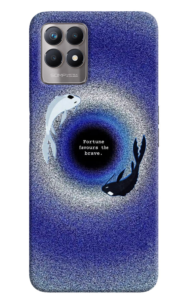 Dark Koi Realme 8i Hard Case Back Cover by Casekaro