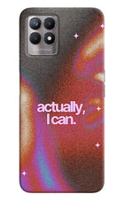 Pink Aura Realme 8i Back Cover